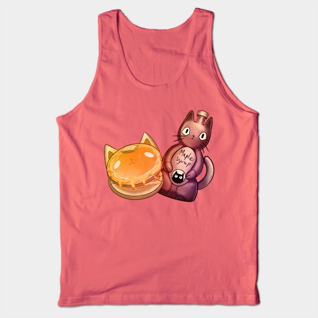 Menu 4 pancakes and marple Syrup Tank Top by ThePaper